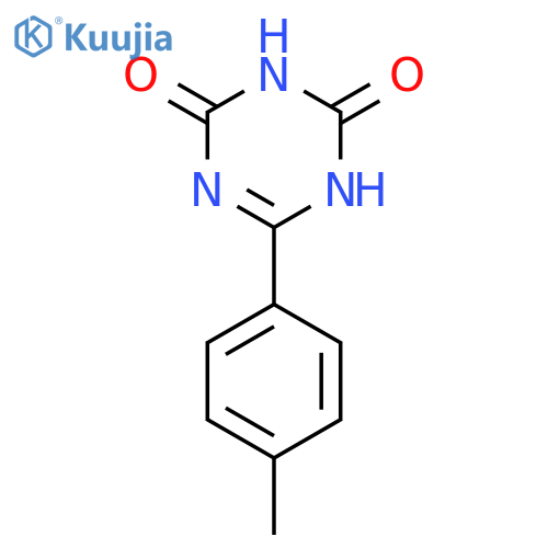 1,3,5-Triazine-2,4(1H,3H)-dione, 6-(4-methylphenyl)- structure