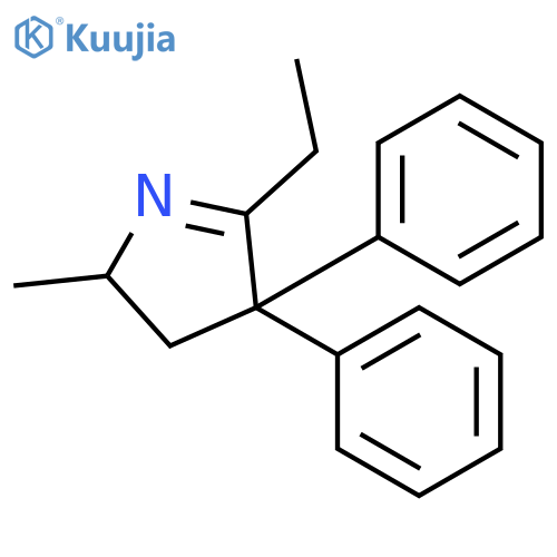 2H-Pyrrole,5-ethyl-3,4-dihydro-2-methyl-4,4-diphenyl- structure