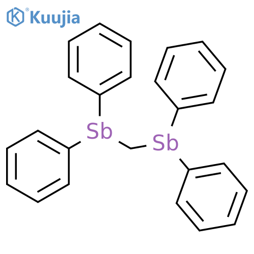 Stibine, methylenebis[diphenyl- structure