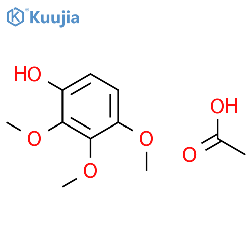 Phenol, 2,3,4-trimethoxy-, acetate structure