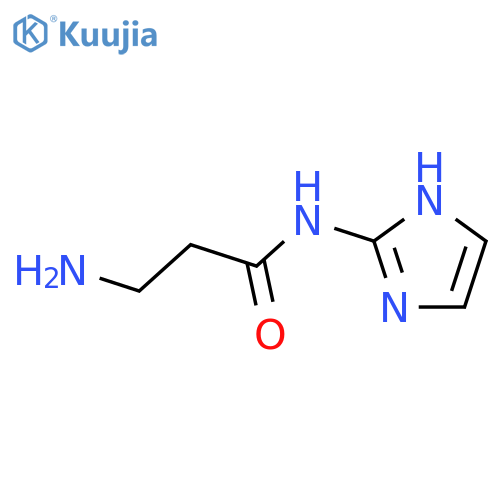 3-amino-N-(1H-imidazol-2-yl)propanamide structure