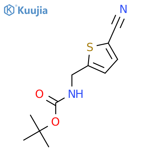 Tert-butyl N-(5-Cyanothiophen-2-yl)methylcarbamate structure