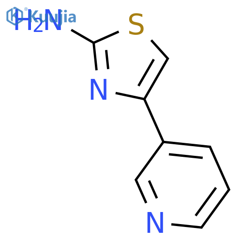 4-(pyridin-3-yl)-1,3-thiazol-2-amine structure