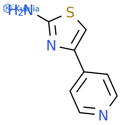 4-(pyridin-4-yl)-1,3-thiazol-2-amine structure