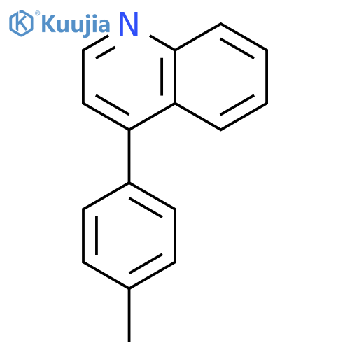 Quinoline, 4-(4-methylphenyl)- structure