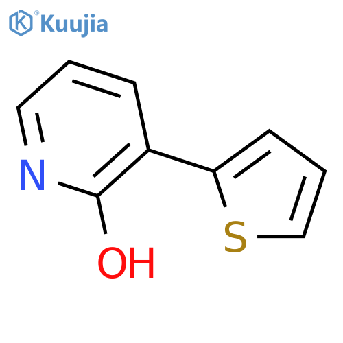 2-Hydroxy-3-(thiophen-2-yl)pyridine structure
