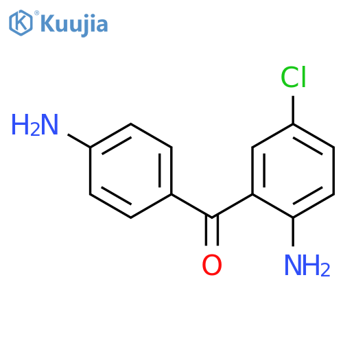 Methanone, (2-amino-5-chlorophenyl)(4-aminophenyl)- structure