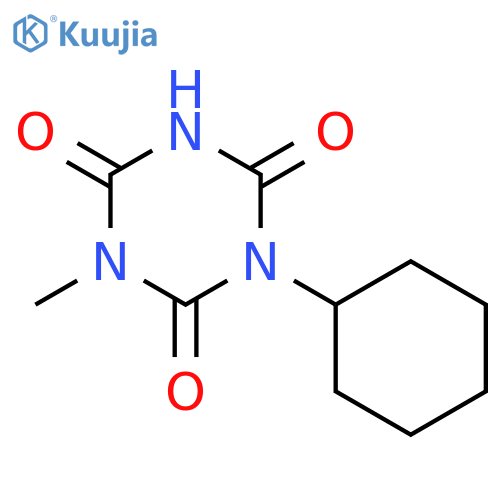 1-Cyclohexyl-3-methyl-1,3,5-triazinane-2,4,6-trione structure