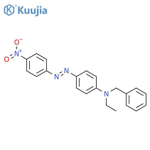 Benzenemethanamine,N-ethyl-N-[4-[2-(4-nitrophenyl)diazenyl]phenyl]- structure