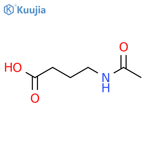 4-Acetamidobutanoic acid structure
