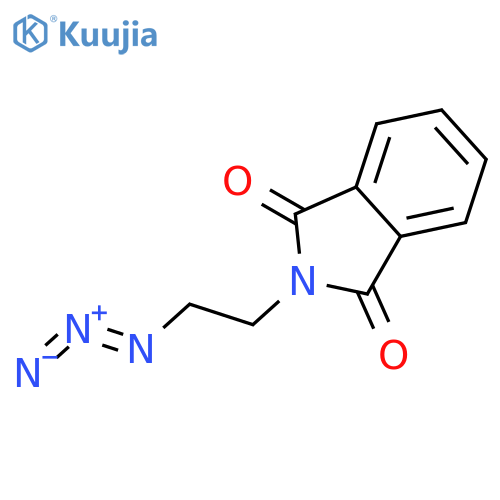 2-(2-azidoethyl)-2,3-dihydro-1H-isoindole-1,3-dione structure