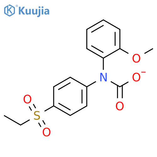 Carbanilic acid,p-(ethylsulfonyl)-, o-methoxyphenyl ester (8CI) structure