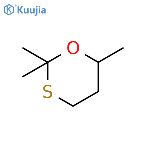 1,3-Oxathiane, 2,2,6-trimethyl- structure