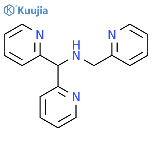 2-Pyridinemethanamine, α-2-pyridinyl-N-(2-pyridinylmethyl)- structure