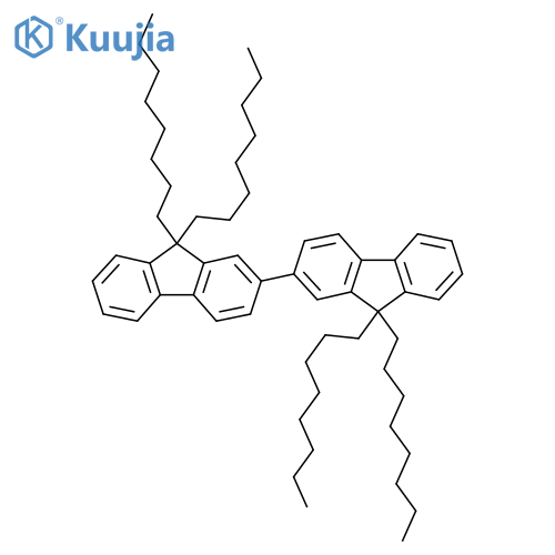 2,2'-Bi[9,9-dioctyl-9H-fluorene] structure