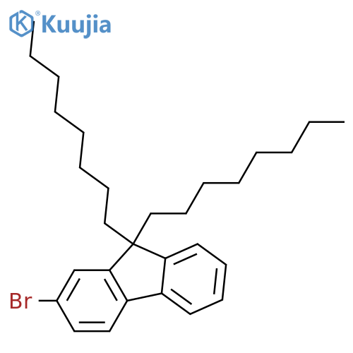 2-Bromo-9,9-dioctyl fluorene structure