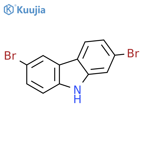 9H-Carbazole, 2,6-dibromo- structure
