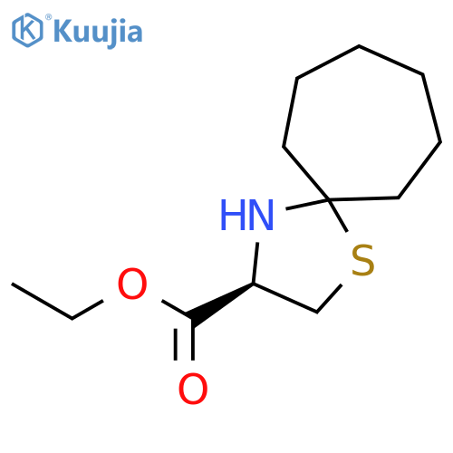 1-Thia-4-azaspiro[4.6]undecane-3-carboxylic acid, ethyl ester, (3R)- structure