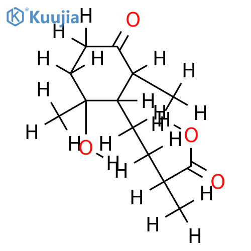 (1S',2R,2'S,6'S)-4-(2'-Hydroxy-2',6'-dimethyl-5'-oxocyclohexyl)-2-methylbutanoic acid structure