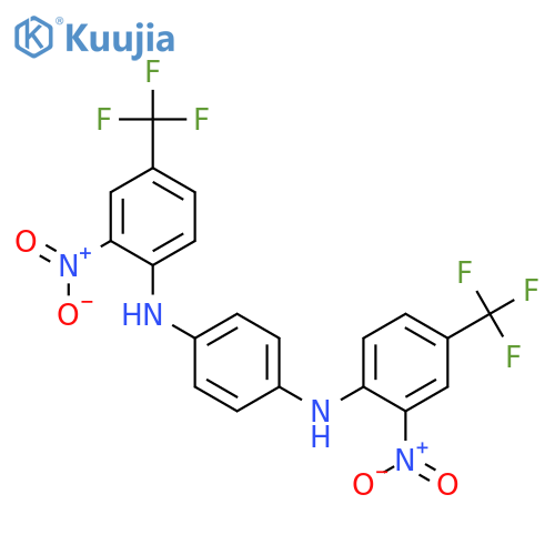 1,4-Benzenediamine,N1,N4-bis[2-nitro-4-(trifluoromethyl)phenyl]- structure