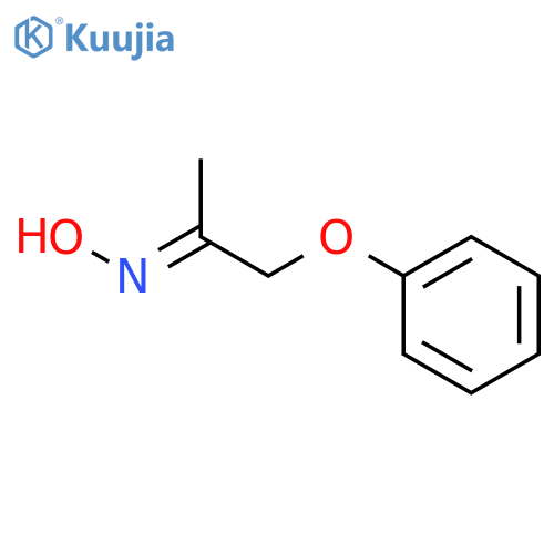 2-Propanone, 1-phenoxy-, oxime structure