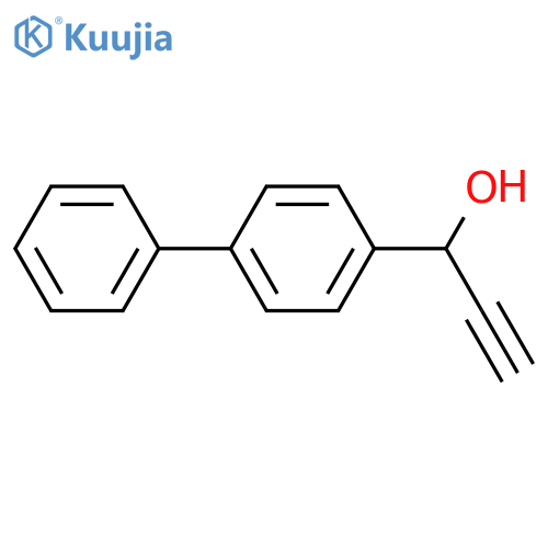 [1,1'-Biphenyl]-4-methanol, a-ethynyl- structure