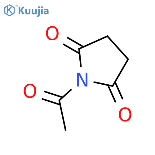2,5-Pyrrolidinedione, 1-acetyl- structure