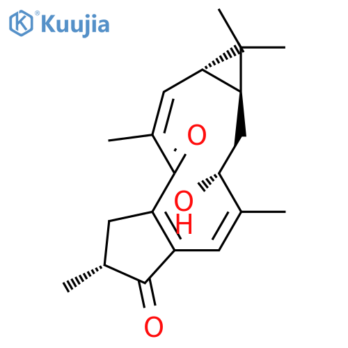(1aS,2E,6R,8E,10R,11aS)-1a,5,6,10,11,11a-Hexahydro-10-hydroxy-1,1,3,6,9-pentamethyl-1H-cyclopenta[a]cyclopropa[f]cycloundecene-4,7-dione structure