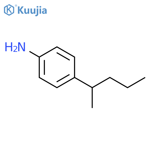 Benzenamine,4-(1-methylbutyl)- structure