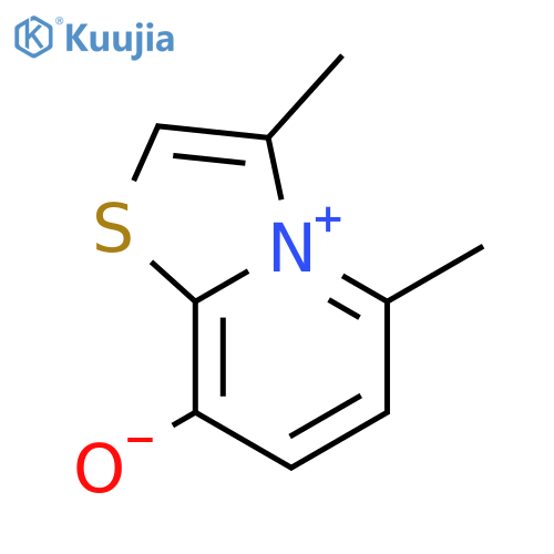 Thiazolo[3,2-a]pyridin-4-ium,8-hydroxy-3,5-dimethyl-, inner salt structure