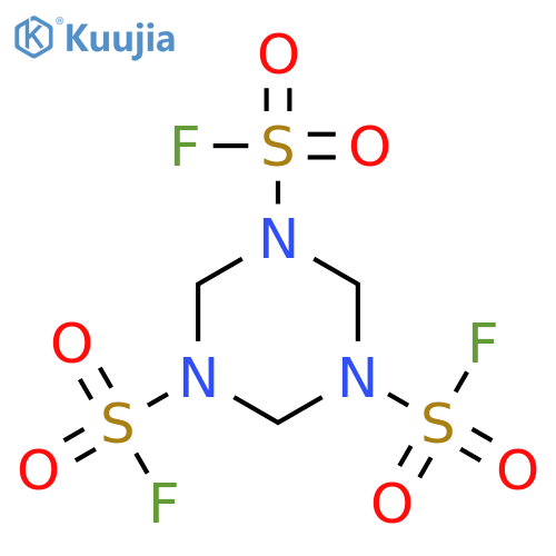 1,3,5-Triazine-1,3,5(2H,4H,6H)-trisulfonyl trifluoride structure
