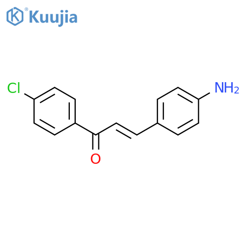 2-Propen-1-one, 3-(4-aminophenyl)-1-(4-chlorophenyl)- structure