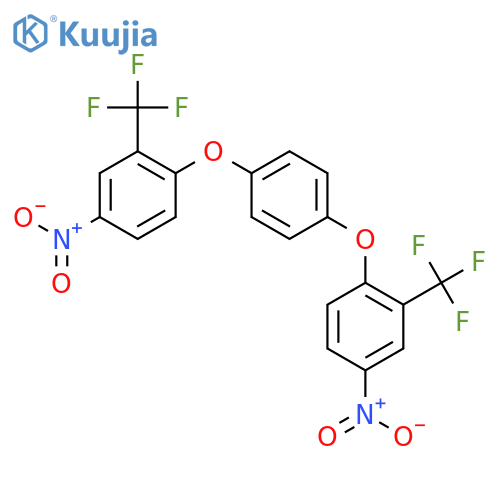 Benzene, 1,4-bis[4-nitro-2-(trifluoromethyl)phenoxy]- structure