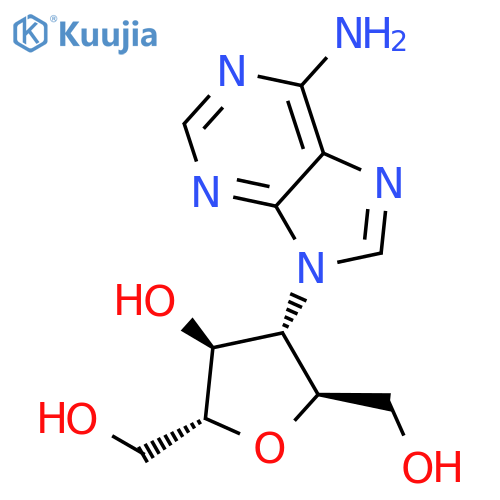 3-(6-Amino-9H-purin-9-YL)-2,5-anhydro-3-deoxy-D-mannitol structure