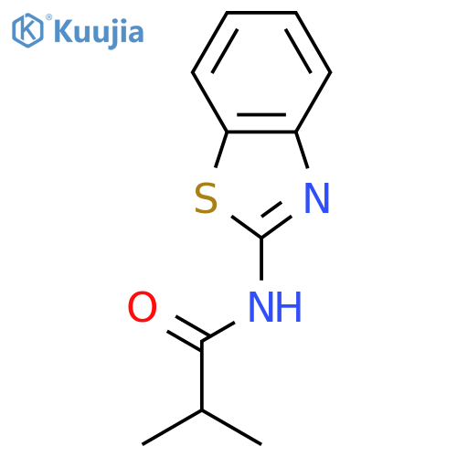 Propanamide,N-2-benzothiazolyl-2-methyl- structure