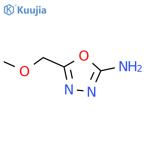 5-(Methoxymethyl)-1,3,4-oxadiazol-2-amine structure