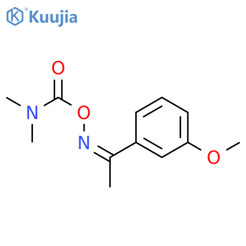 [(z)-1-(3-methoxyphenyl)ethylideneamino] N,n-dimethylcarbamate structure