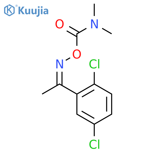 Ethanone,1-(2,5-dichlorophenyl)-, O-[(dimethylamino)carbonyl]oxime (9CI) structure