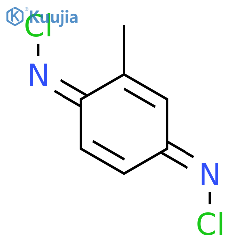2,5-Cyclohexadiene-1,4-diimine,N1,N4-dichloro-2-methyl- structure