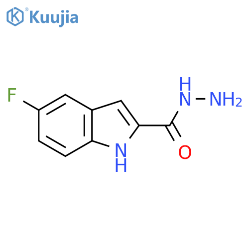 5-Fluoro-1H-indole-2-carbohydrazide structure