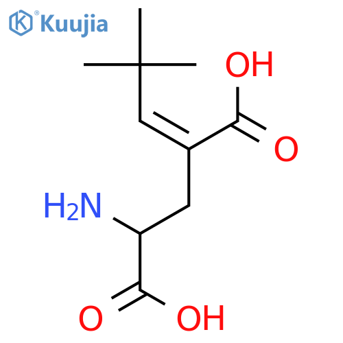 L-Glutamic acid, 4-(2,2-dimethylpropylidene)-, (4E)- structure