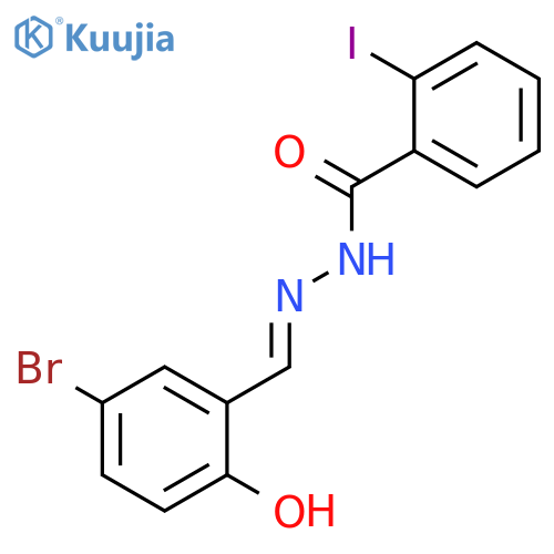 N'-(5-Bromo-2-hydroxybenzylidene)-2-iodobenzohydrazide structure