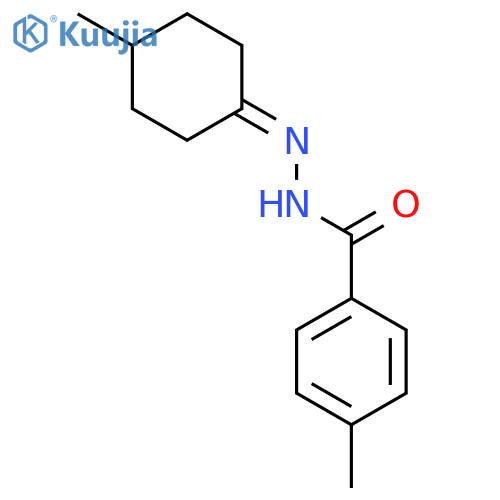 4-Methyl-N'-(4-methylcyclohexylidene)benzohydrazide structure