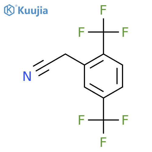 2,5-Bis(trifluoromethyl)phenylacetonitrile structure