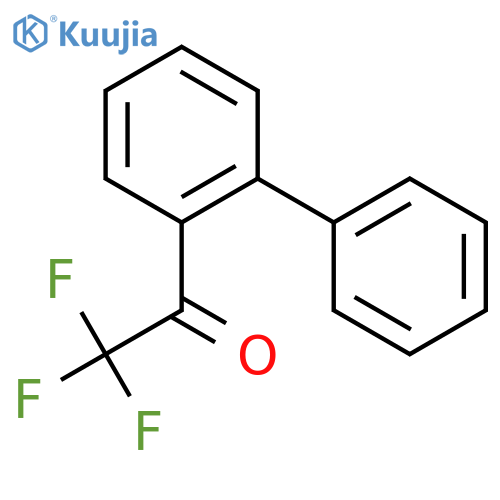 2,2,2-trifluoro-1-(2-phenylphenyl)ethan-1-one structure