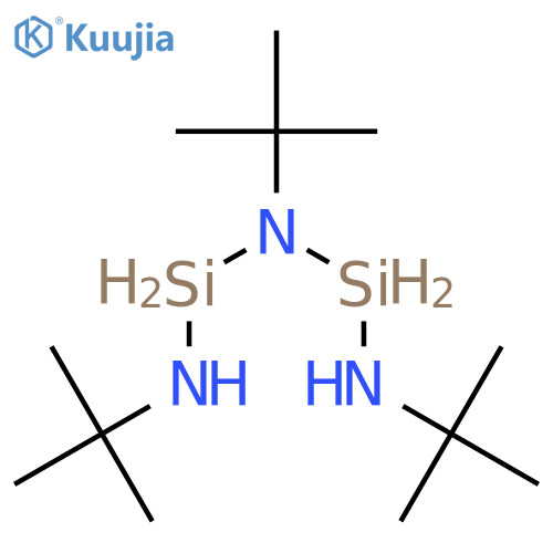 1,3-Disilazanediamine,N,N',2-tris(1,1-dimethylethyl)- (9CI) structure