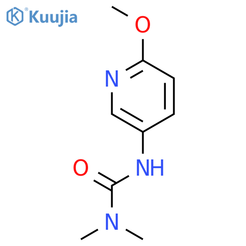 urea, 3-(6-methoxy-3-pyridyl)-1,1-dimethyl- (8ci) structure