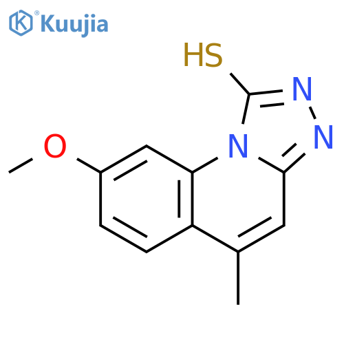 8-Methoxy-5-methyl-1,2,4triazolo4,3-aquinoline-1-thiol structure