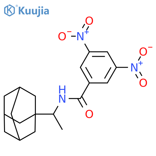 N-1-(adamantan-1-yl)ethyl-3,5-dinitrobenzamide structure