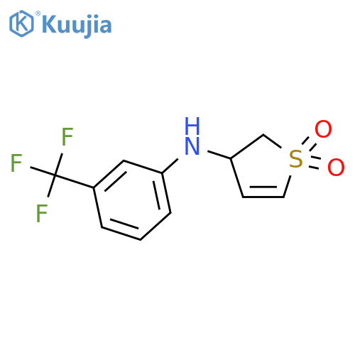 3-{3-(trifluoromethyl)phenylamino}-2,3-dihydro-1lambda6-thiophene-1,1-dione structure